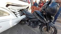 Accidente de tránsito en la autopista sur con calle 18 en Soacha