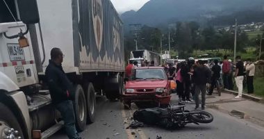Accidente en la vía Cogua-Zipaquirá deja una persona lesionada