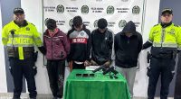 Captura de cuatro personas por hurto y porte ilegal de armas en Soacha