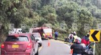 Trágico accidente en la vía Sibaté-Fusagasugá: motociclista pierde la vida tras caer a un abismo