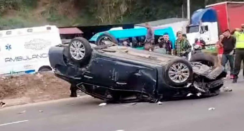 Accidente en la vía Fusagasugá-Bogotá deja varios lesionados y congestión vial