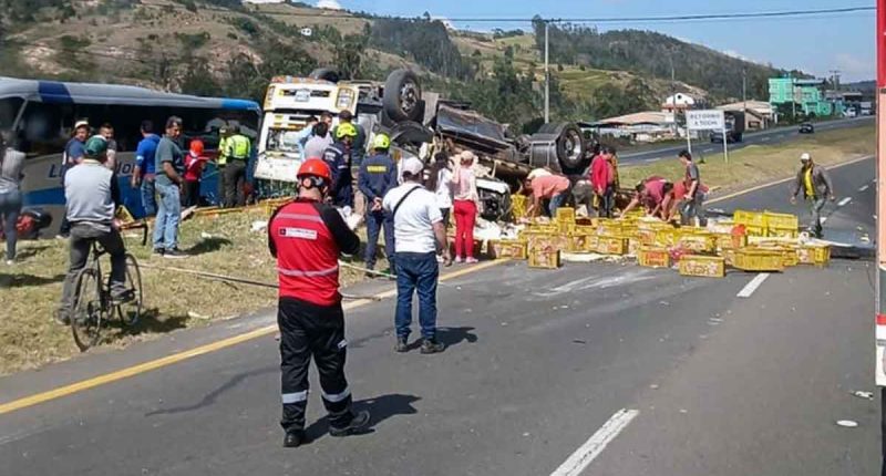 Dos accidentes de tránsito en la vía Bogotá-Tunja