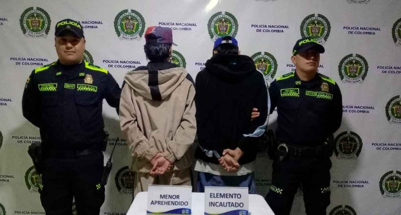 Capturan a adolescentes por homicidio en el centro de Facatativá