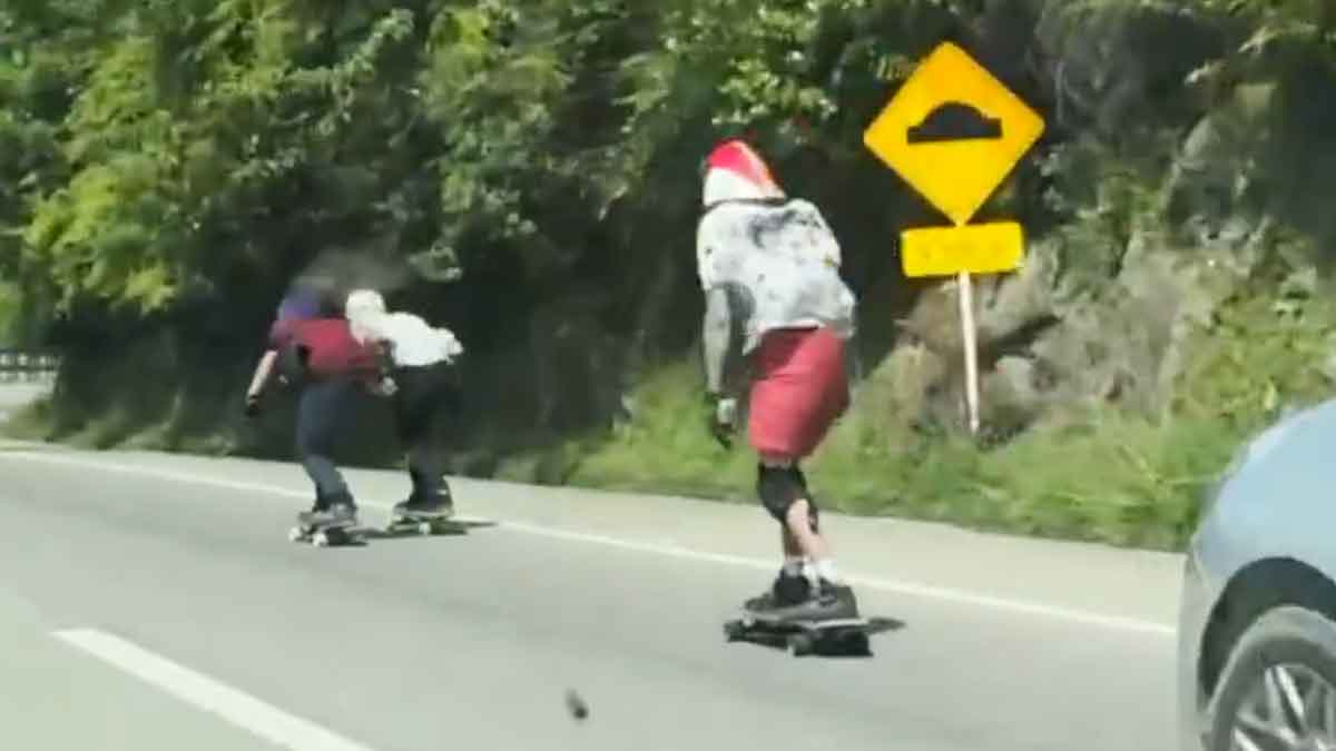 Jorge Rey hace un llamado a la responsabilidad vial tras video de jóvenes en monopatín en vía La Vega-Villeta