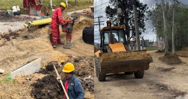 Avance de obras de saneamiento y pavimentación en beneficia a más de 400 familias