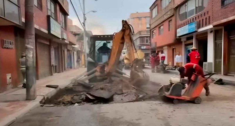 Avanzan los trabajos de recuperación vial en Soacha