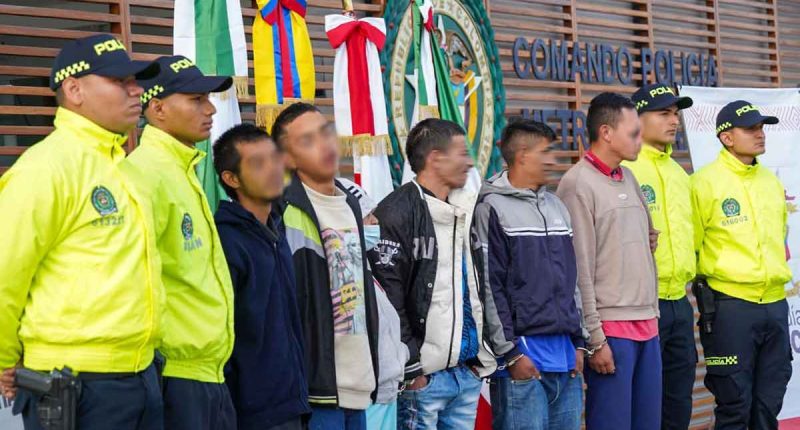 Policía de Soacha reporta 28 capturas y desmantela banda ‘Los San Rafael’