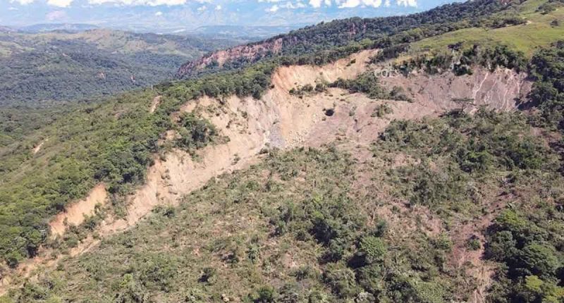 Deslizamiento en Paratebueno deja 634 hectáreas inhabitables y 80 familias evacuadas