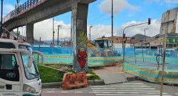 Perforación de tubo de gas en obras de TransMilenio genera cierre parcial en Soacha