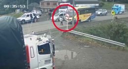 Fatal accidente en Tausa: bus de Rápido El Carmen arrolla a mujer que murió en el lugar