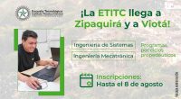 ETITC abre programas Universitarios en Viotá y Zipaquirá para el segundo semestre de 2025