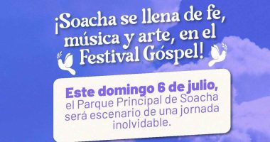 Soacha vibrará con el Festival Góspel 2025 este domingo 6 de julio en el Parque Principal
