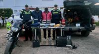 Policía frustra millonario robo en Funza: dos capturados y maquinaria recuperada