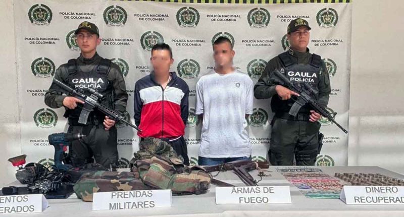 Cae banda vinculada al Clan del Golfo por secuestro extorsivo en Cundinamarca