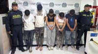 Capturan en flagrancia a cinco delincuentes que se hacían pasar por disidencias de las Farc en Cundinamarca