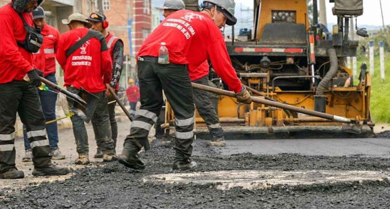 Reconstrucción de la malla vial en Soacha avanza en el barrio San Nicolás