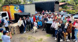 Emergencia en Chipaque por remoción en masa afecta a 86 familias y deja daños en la red de agua potable