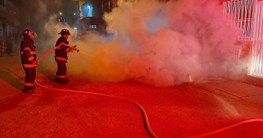 Bomberos Oficiales de Soacha controlaron incendio vehicular en el barrio La María