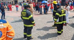 Bomberos Oficiales de Soacha participaron en simulacro de emergencia con la empresa Espumados S.A.