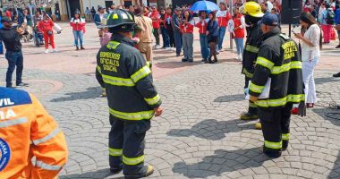 Bomberos Oficiales de Soacha participaron en simulacro de emergencia con la empresa Espumados S.A.