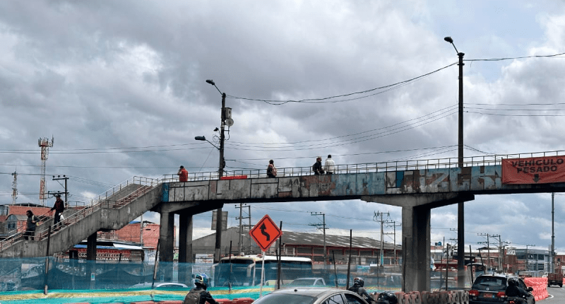 Semáforo peatonal provisional Soacha instalarán en Autopista Sur