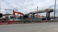Avanzan las obras de TransMilenio en Soacha: inicia la demolición del puente peatonal de la calle 13