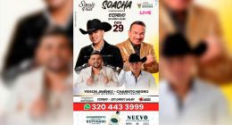 Soacha se prepara para una noche histórica: Yeison Jiménez, Charrito Negro, Ciro Quiñonez y Andrés Franco en concierto este 29 de noviembre