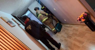 Bomberos Oficiales Soacha atendieron emergencia por apertura de vivienda en Hogares