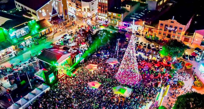 Espectáculo de drones en Soacha reemplaza la pólvora en Navidad