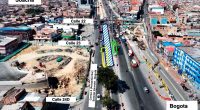 Obras de TransMilenio en Soacha: cierres nocturnos en la Calle 22
