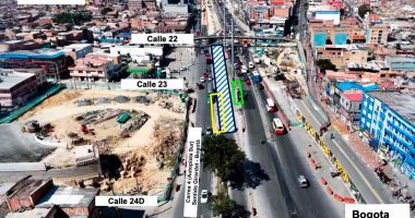 Obras de TransMilenio en Soacha: cierres nocturnos en la Calle 22