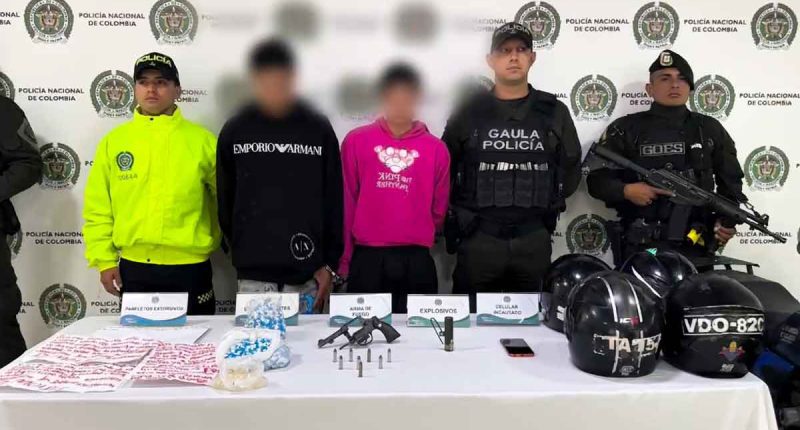 Golpe a Los Satanás en Soacha deja capturas y explosivos incautados