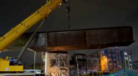 Avanza instalación de vigas del puente de la calle 22 para TransMilenio en Soacha