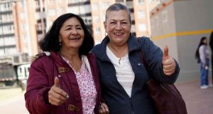 Ciudadanos de Soacha ejerciendo su derecho al voto en las elecciones de las Juntas de Acción Comunal.