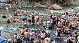 Creciente súbita en un río del departamento debido a las emergencias por lluvias en Cundinamarca.