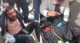 Presencia de la Policía Metropolitana de Soacha en el barrio El Salitre tras ataque a dos mujeres este 24 de abril de 2026.