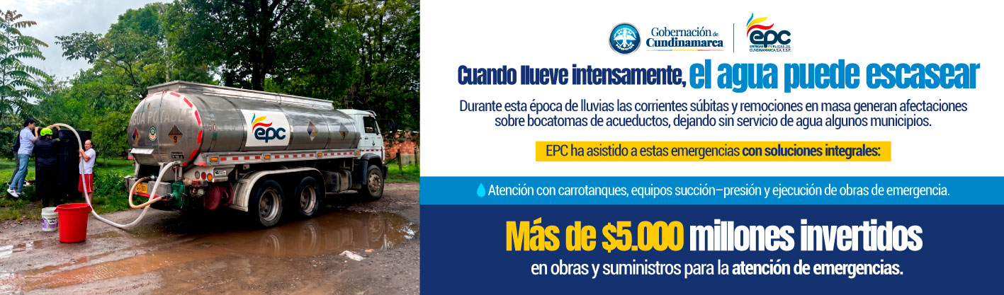 Cuando llueve intensamente, el agua puede escasear