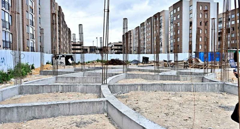 Avance de obra de la Casa de la Mujer en Cajicá, impulsando la inclusión social en Cundinamarca.