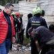 Unidades de la Policía y la Alcaldía de Soacha realizando el desmonte de estructuras informales en el sector de Terragrande durante el Plan Cazador.