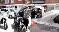 Autoridades de movilidad y policía realizando operativos para mejorar la seguridad en Soacha.