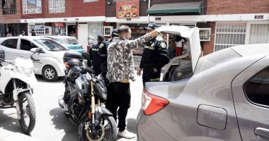 Autoridades de movilidad y policía realizando operativos para mejorar la seguridad en Soacha.