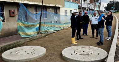 Infraestructura del nuevo colector matriz terminado en el sector de Cartagenita y Manablanca.