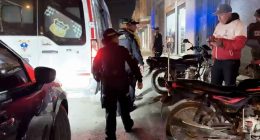 Personal de la Alcaldía y Policía de Soacha socializando medidas de seguridad para la jornada electoral.