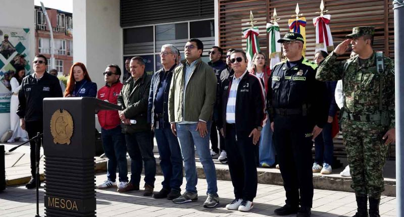 Instalaciones del Puesto de Mando Unificado en Soacha durante la jornada electoral de este domingo.