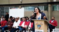 Ciudadanos y ponentes participando en la sesión de Cabildo Abierto sobre el Plan de Ordenamiento Territorial en Soacha.