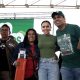 Líderes comunales y autoridades locales durante la entrega de dotaciones e infraestructura productiva en Soacha.
