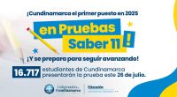 Jóvenes cundinamarqueses ingresando a las instituciones educativas para presentar las Pruebas Saber 11 del ICFES.
