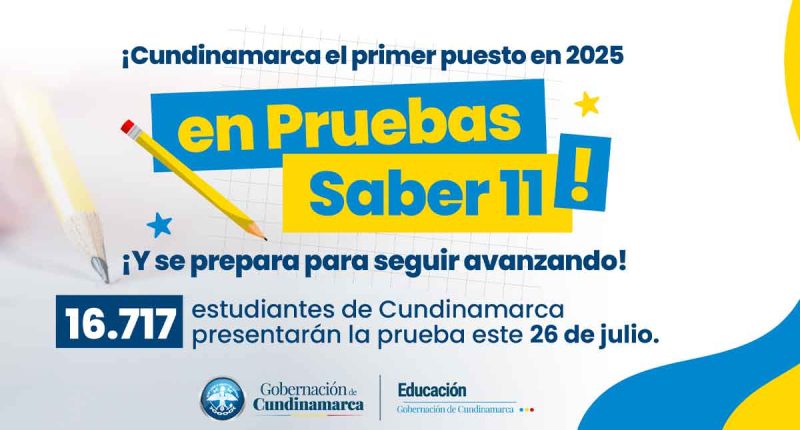 Jóvenes cundinamarqueses ingresando a las instituciones educativas para presentar las Pruebas Saber 11 del ICFES.