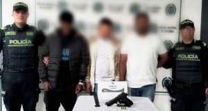 Armamento incautado por la Policía Metropolitana de Soacha durante operativos de control y registro.