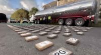 Cargamento de 657 kilogramos de cocaína incautado por la Policía en el peaje de Chinauta.